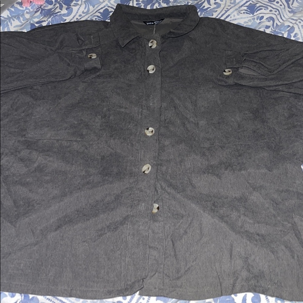 Shein button up